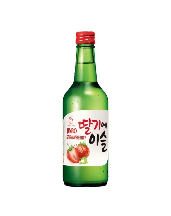 Vino soju fresa coreano Jinro 360ml.Alc.13%