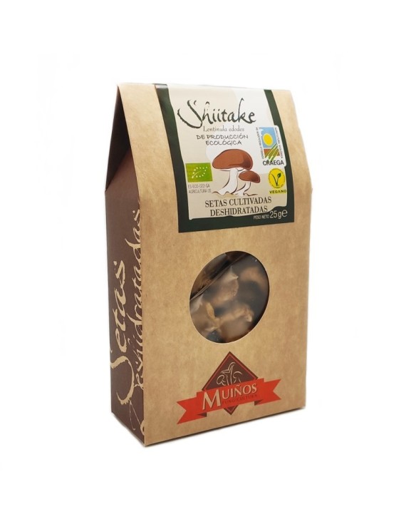 Seta de shiitake deshidratado eco Porto Muiños 25g