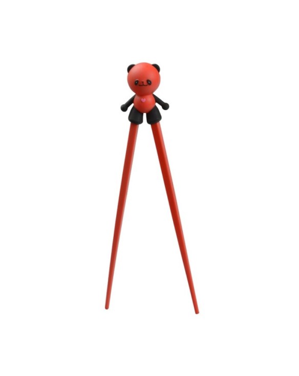 Palillo de aprendizaje 22cm panda rojo