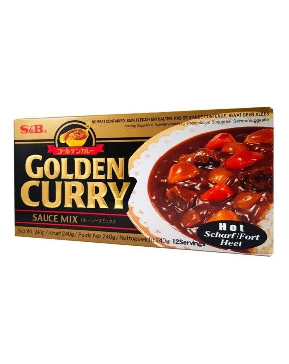 Pasta de curry hot (S&B) 220g