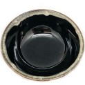 Cuenco de porcelana negro 18cm