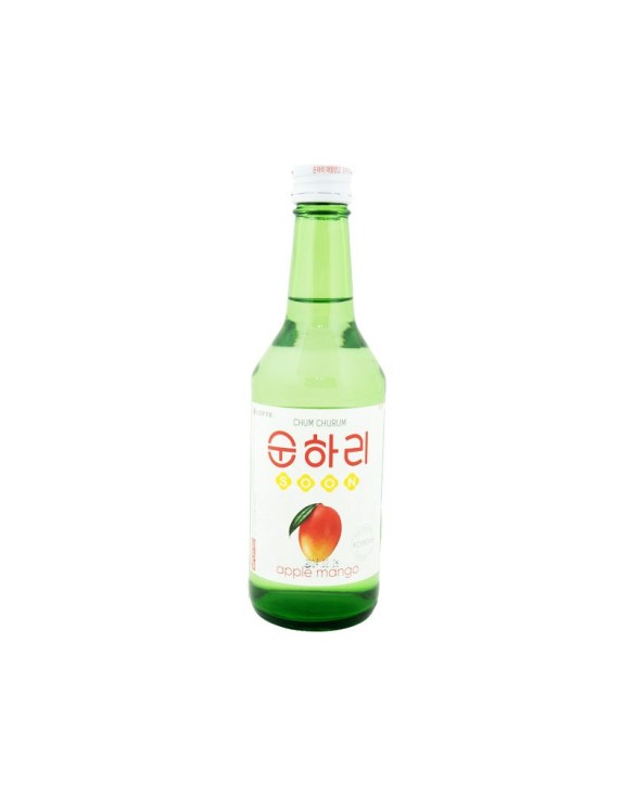 Vino soju sabor a manzana y mango (LOTTE) 350ml (Alc.12%)