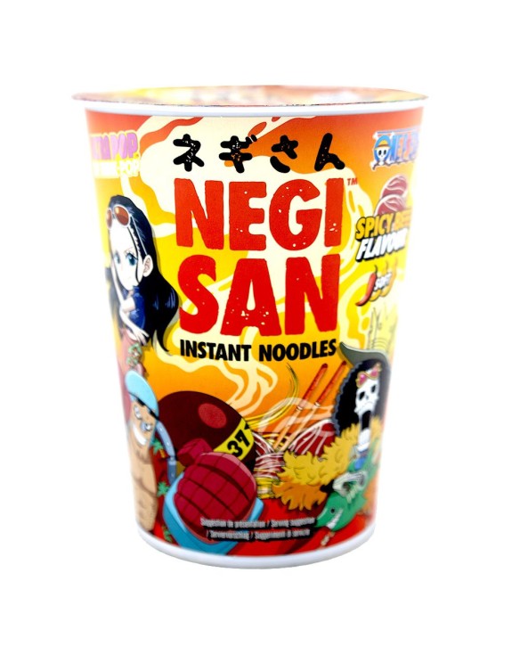 Fideos Instantáneos One Piece sabor Ternera Picante en Cup 65g