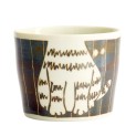 Taza de té color cobalto 8,5x7CM PORC.