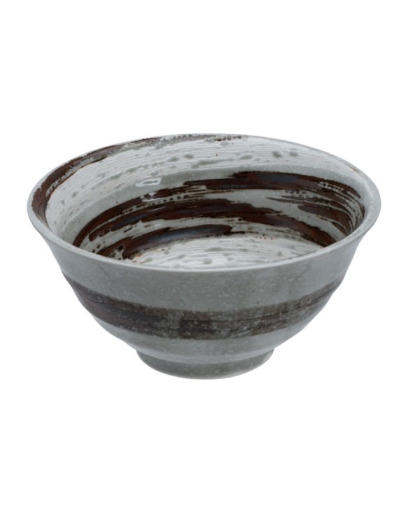 Cuenco de porcelana banco marron 10cm