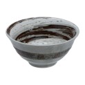 Cuenco de porcelana banco marron 10cm