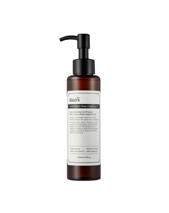 Aceite de Limpieza Profunda Gentle Black 150ml
