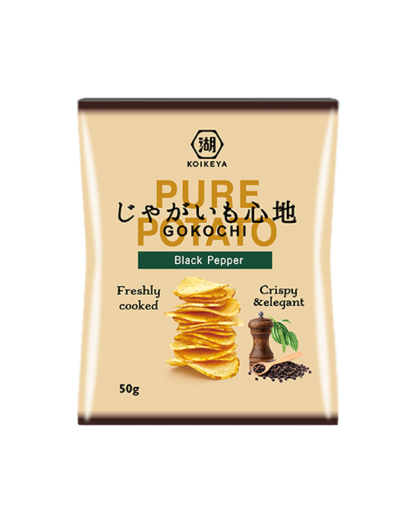 Patatas Gokochi Koikeya de Pimienta Negra 50g