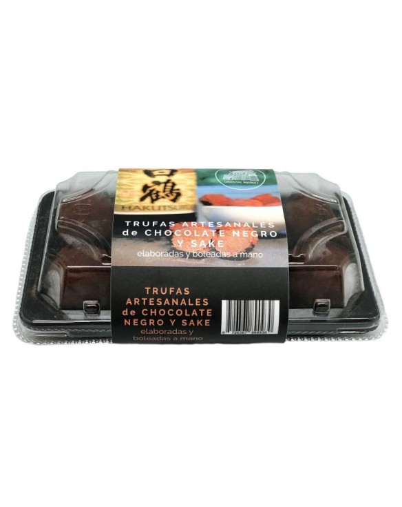 Trufas OM sabor Chocolate Negro y Sake 8uds.