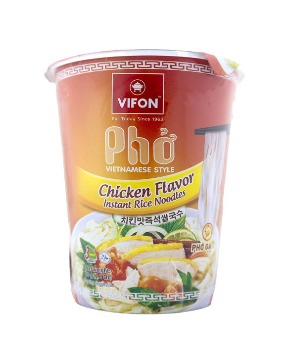 Tallarines cup de arroz sabor pollo (VIFON) 60g