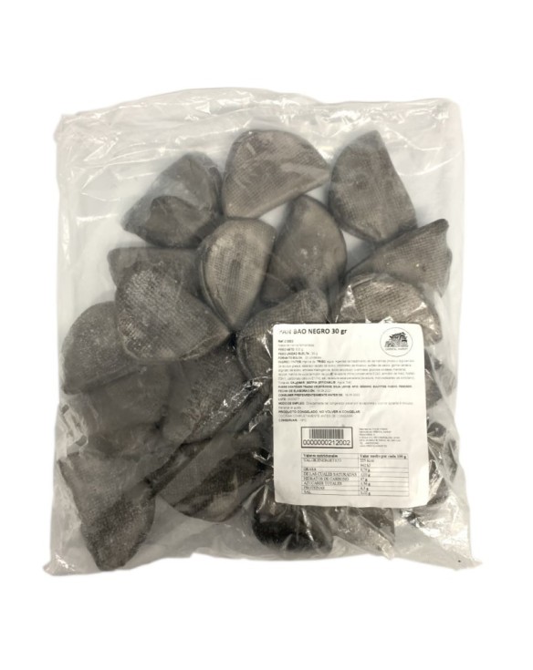 Pan Gua Bao OM Negro 20uds.