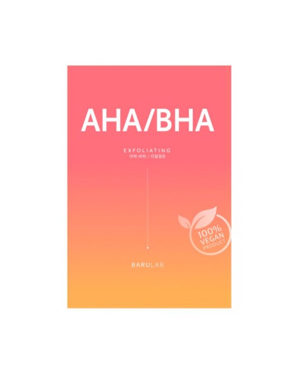 Mascarilla de hoja vegana aha/bha 23g