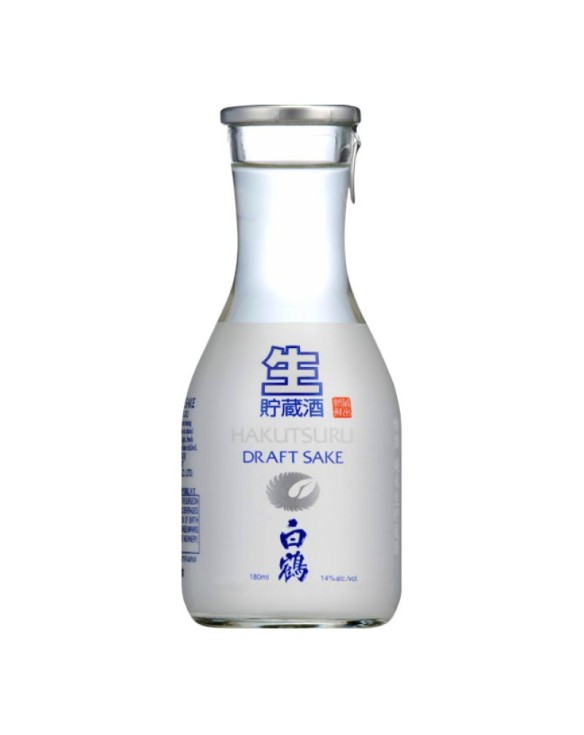 Sake namachozo shu draft Hakutsuru 180ml Alc.14%