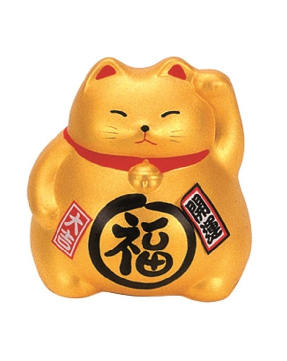 Gato 9 cm. Color: "Dorado"