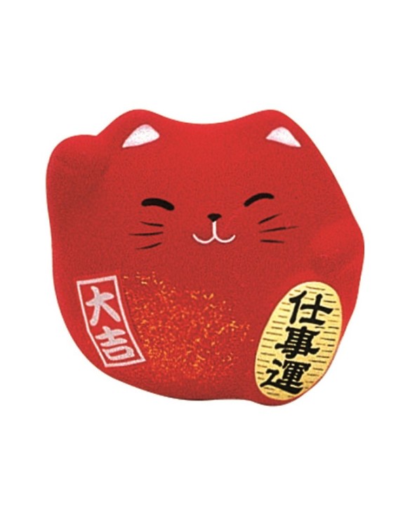 Gato 5 cm"Rojo". Significado: Suerte en el Trabajo
