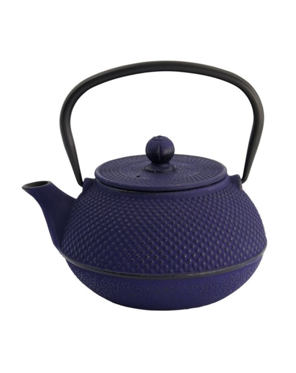 Tetera de hierro 0,8L "puntos azules"