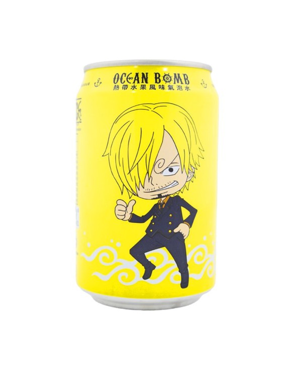 Bebida Ocean Bomb con Gas sabor Frutas Tropicales 330ml