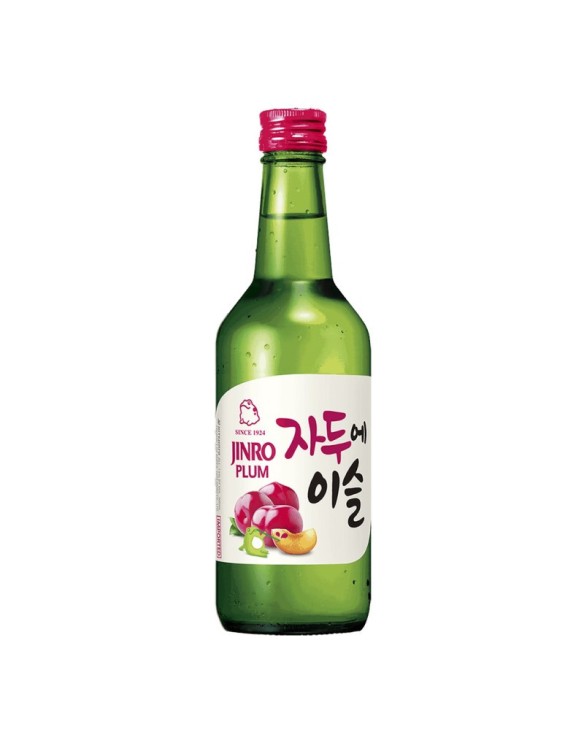 Vino soju ciruela coreano Jinro 360ml.Alc.13%