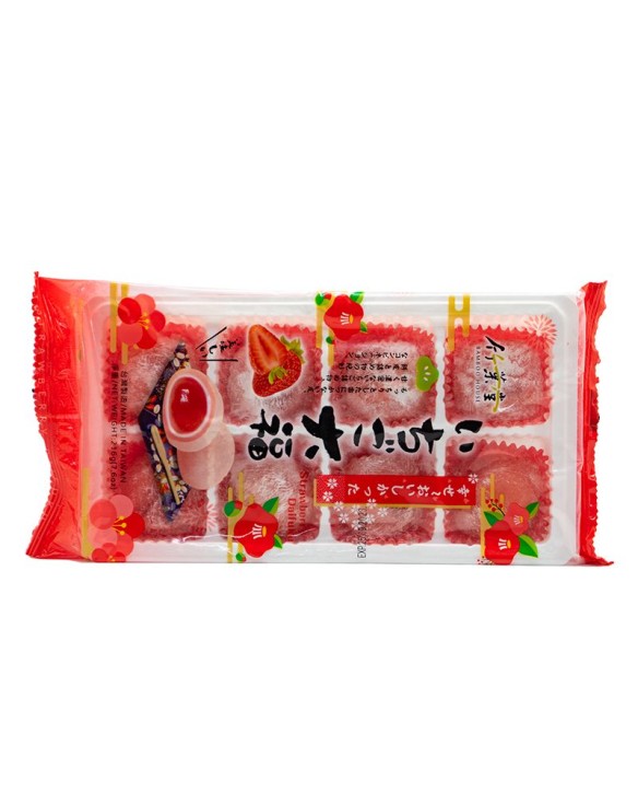 Mochis Bamboo House de Fresa 8uds.