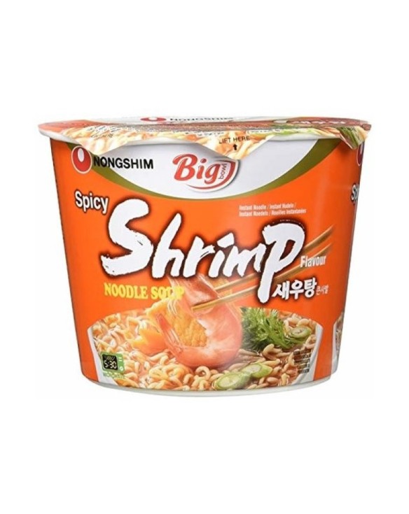 Bowl grande de tallarines de gambas nongshim 115g