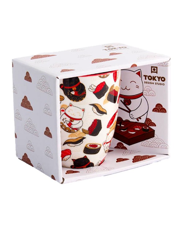 Taza de té 8,5x10CM PORC.