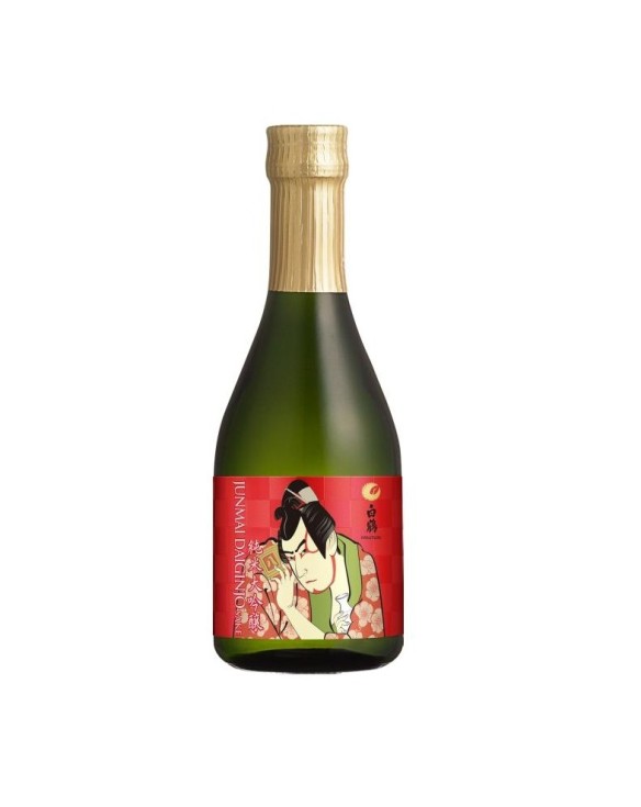 Sake junmai daiginjo ukiyoe Hakutsuru 300ml.Alc.15,3%