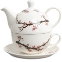 Tetera de porcelana para 1 persona. 300ml. "blanco-sakura"