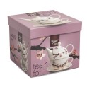 Tetera de porcelana para 1 persona. 300ml. "blanco-sakura"