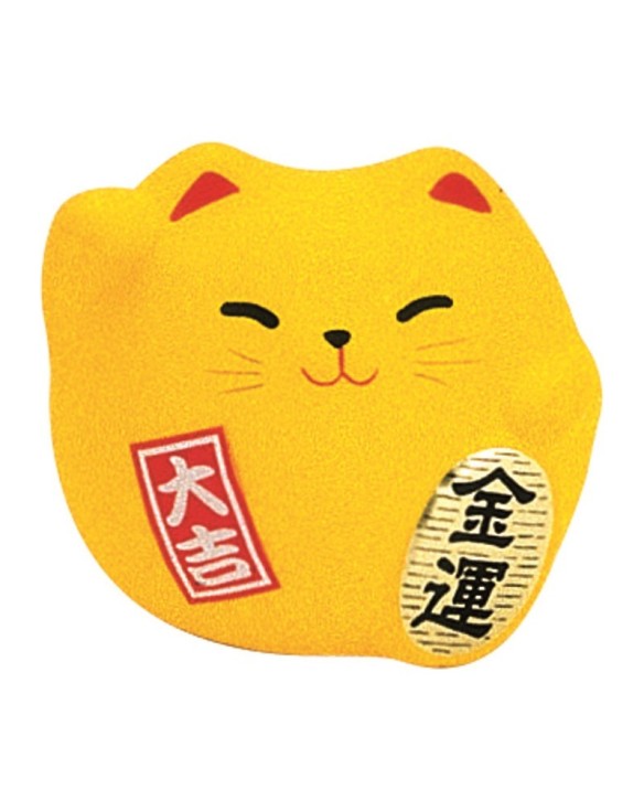 Gato 5cm"Amarillo". Suerte en las finanzas
