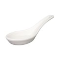 Cuchara de porcelana blanca 5,25"