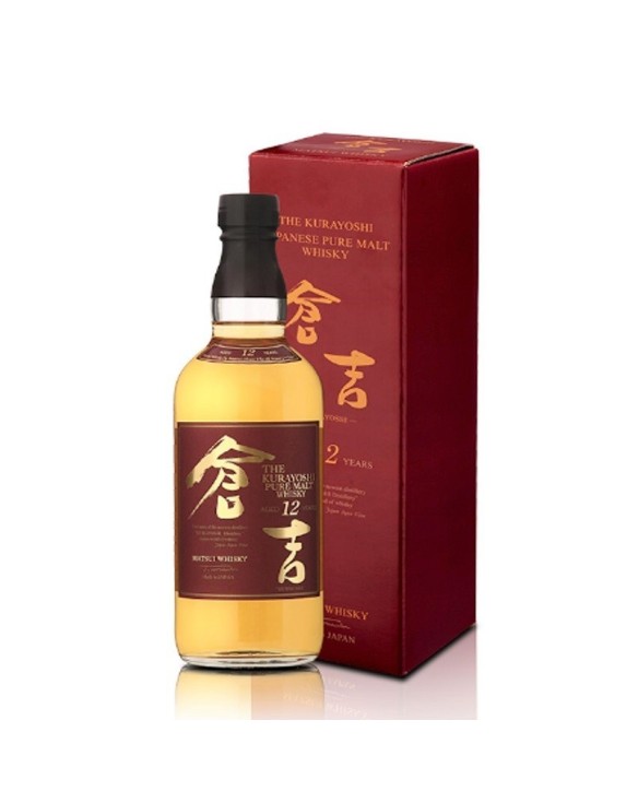Whisky japonés pure malt (KURAYOSHI) 12 años (Alc.43%) 70cl