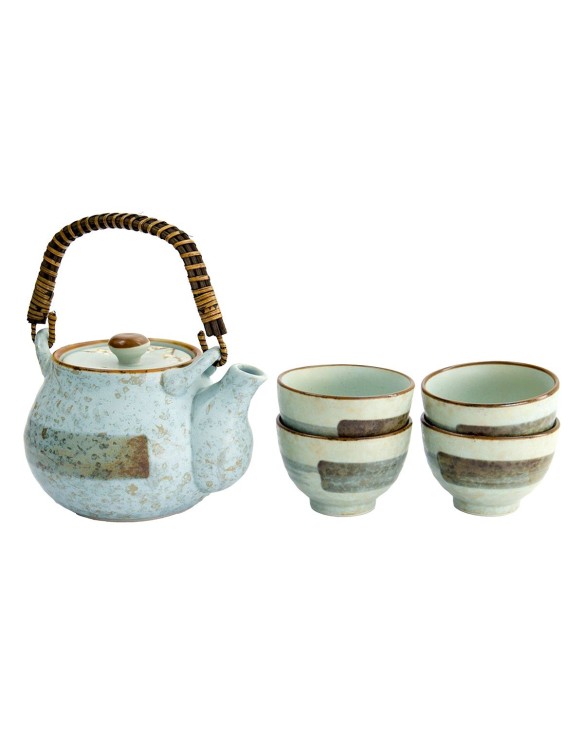 Set de té "soshun" con tetera 0,7 l. de cerámica