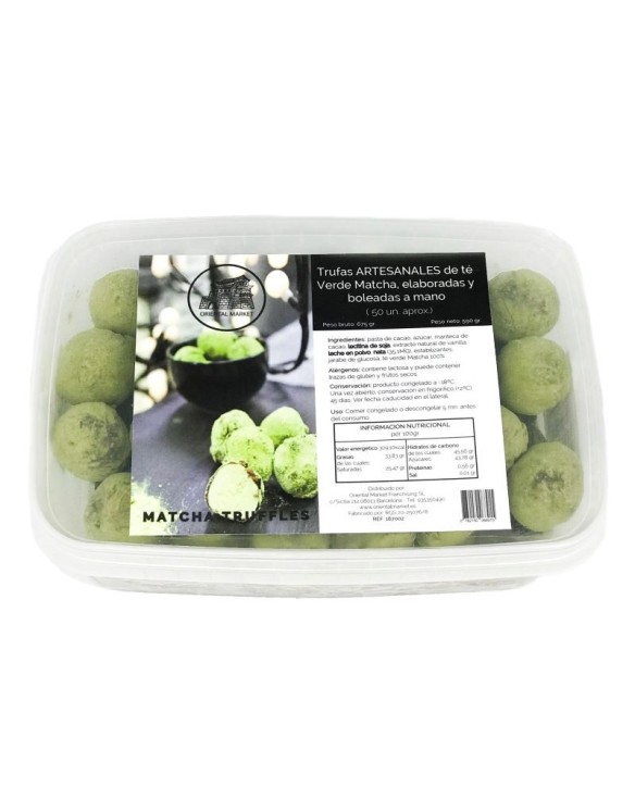 Trufas OM sabor Té Verde Matcha 50uds.