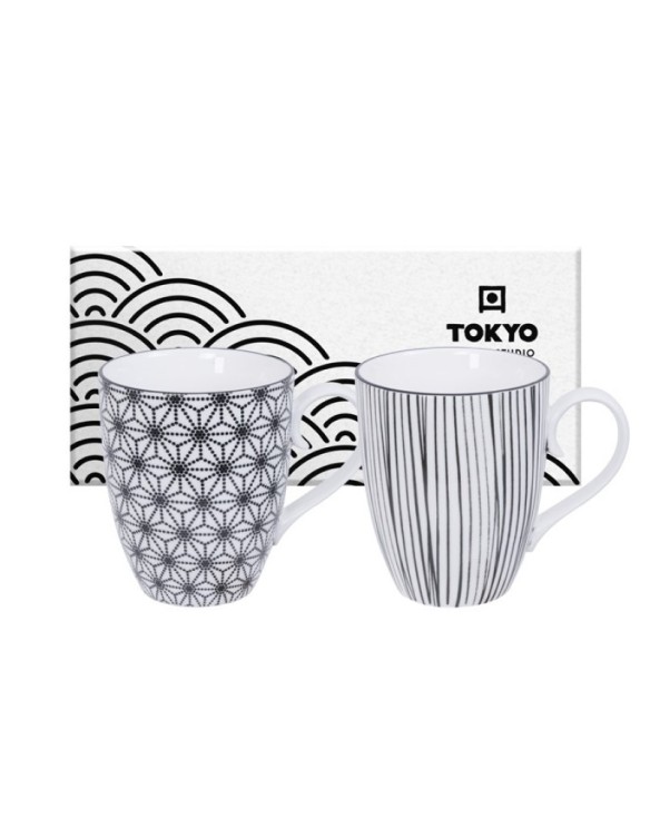Set 2 tazas de té. Modelo: "negro".