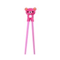 Palillo de aprendizaje 22cm oso rosa