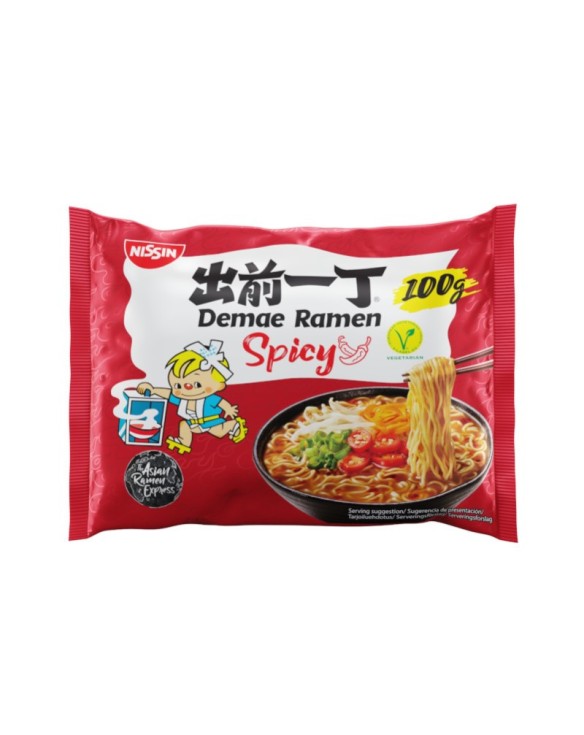 Tallarines instantaneos picante nissin 100g