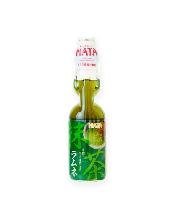 Bebida ramune sabor matcha Hata Ramune 200ml