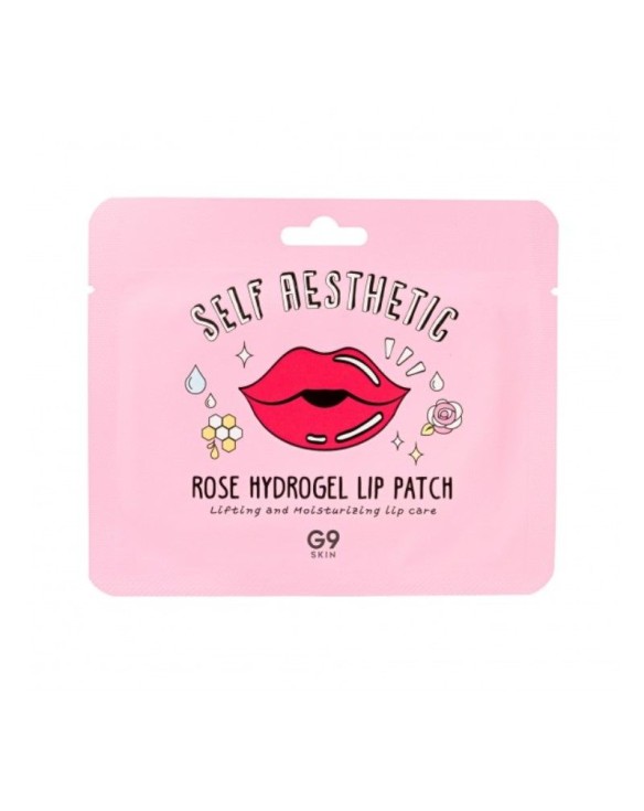Parche hidrogel de rosa estético para labios de autocuidado G9
