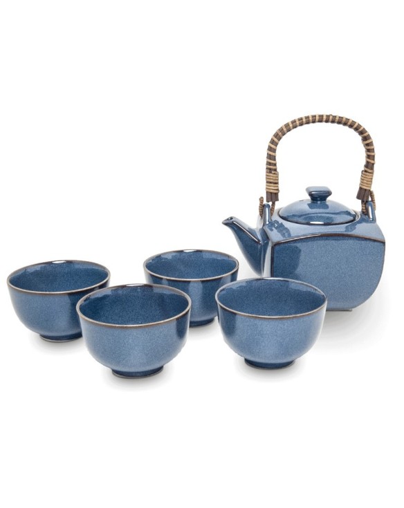 Set para té de porcelana "azul"