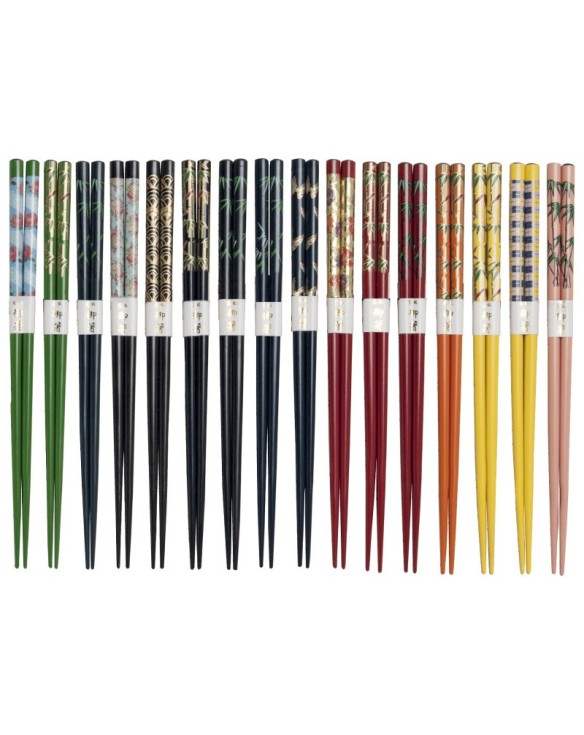 Palillos de sortido de colores.1 par