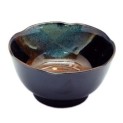 Cuenco de porcelana negro marron 6cm