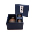 Set para sake de porcelana "grafito"