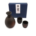 Set para sake de porcelana "grafito"