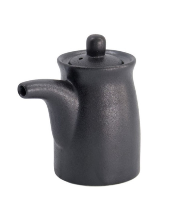 Jarra de porcelana para salsa 190ml "negro mate"