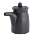Jarra de porcelana para salsa 190ml "negro mate"