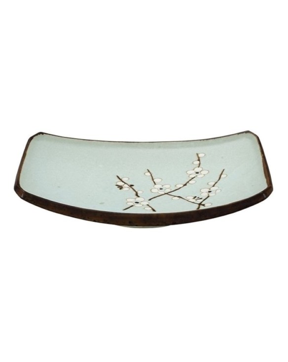 Plato rectangular de porcelana soshun 12,5cm