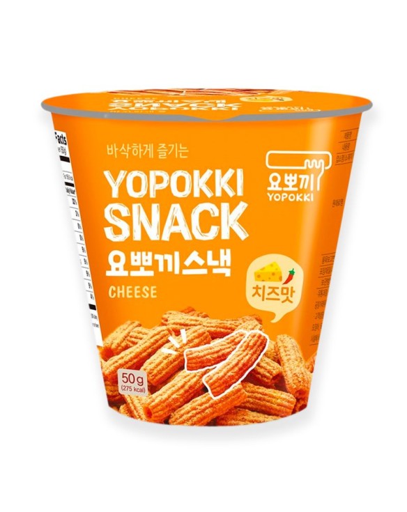 Snack Coreano Yoppoki sabor Queso Picante 50g