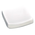 soporte de porcelana para palillos cuadrado blanco