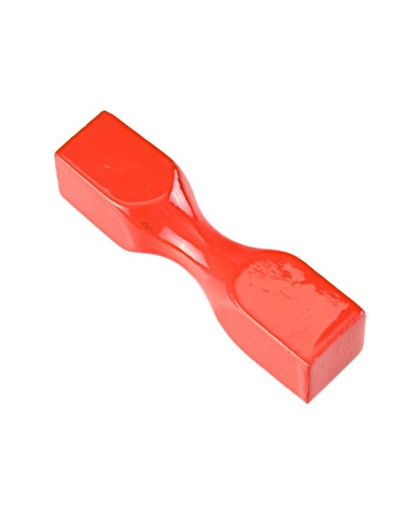 soporte de madera para palillos rojo