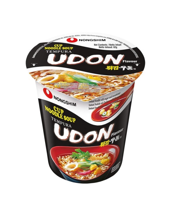 Tallarines en cup udon nong shim 62g